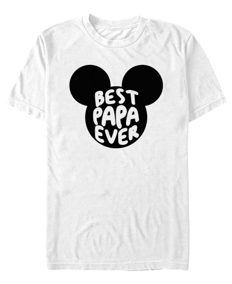 Men's Best Papa Ever Mouse Short-Sleeve T-Shirt