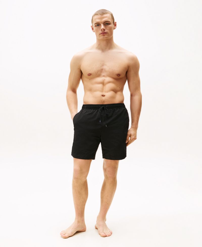 Men's Long Drawstring 7" Swim Trunks