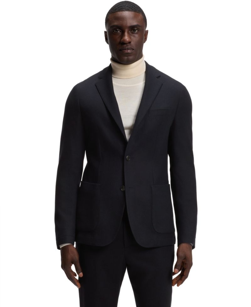 BOSS by Men's Washable Performance-Stretch Slim-Fit Blazer