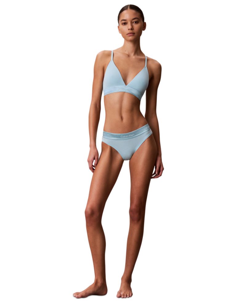 Women's Icon Cotton Modal Lightly Lined Triangle Bralette QF8825