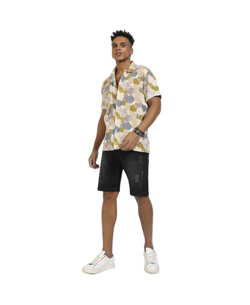 Men's Abstract Print Shirt