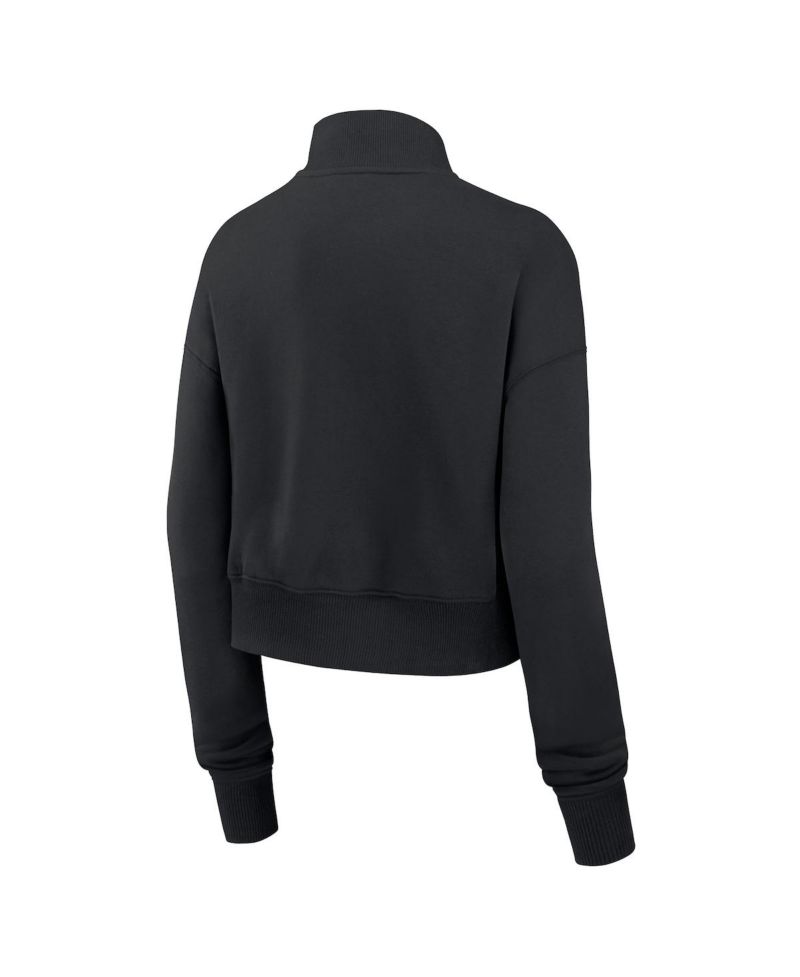 Women's Black Washington Commanders Primetime Phoenix Half-Zip Sweatshirt