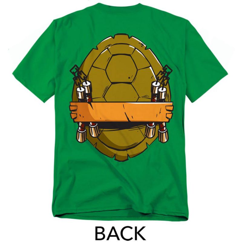 Big & Tall 2012 Michelangelo Shell Front Back T-Shirt