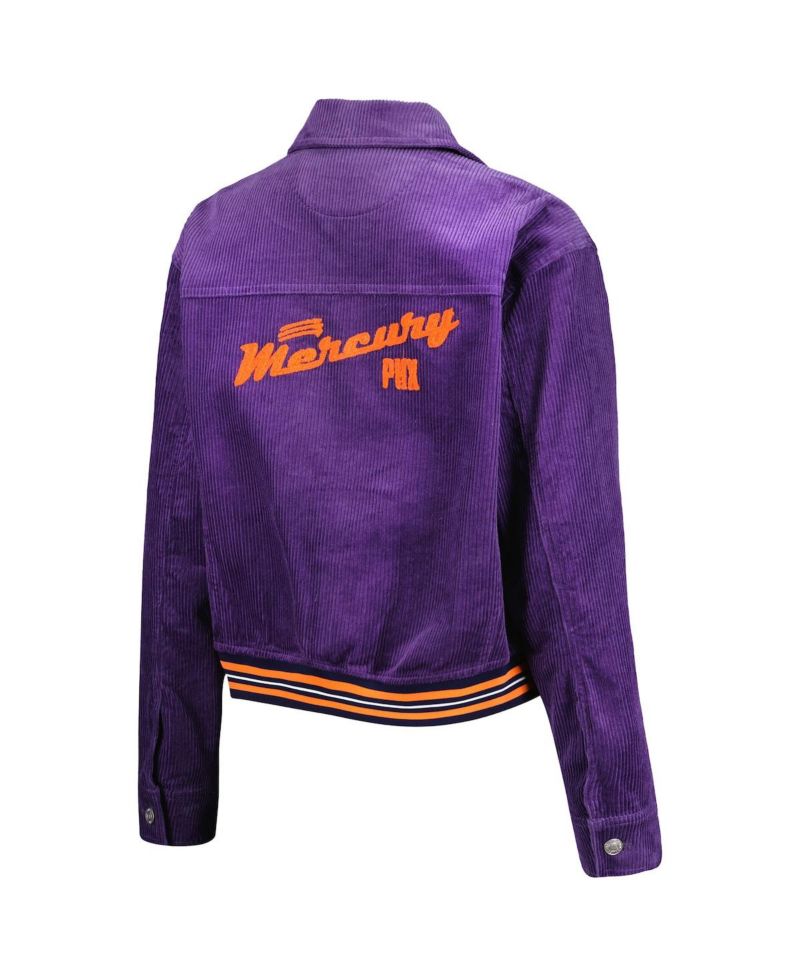 Women's Purple Phoenix Mercury Corduroy Button-Up Shacket