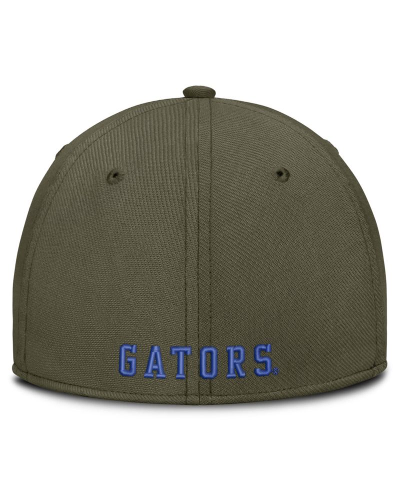 Men's Olive Florida Gators Primetime SwooshFlex Dri-FIT Hat