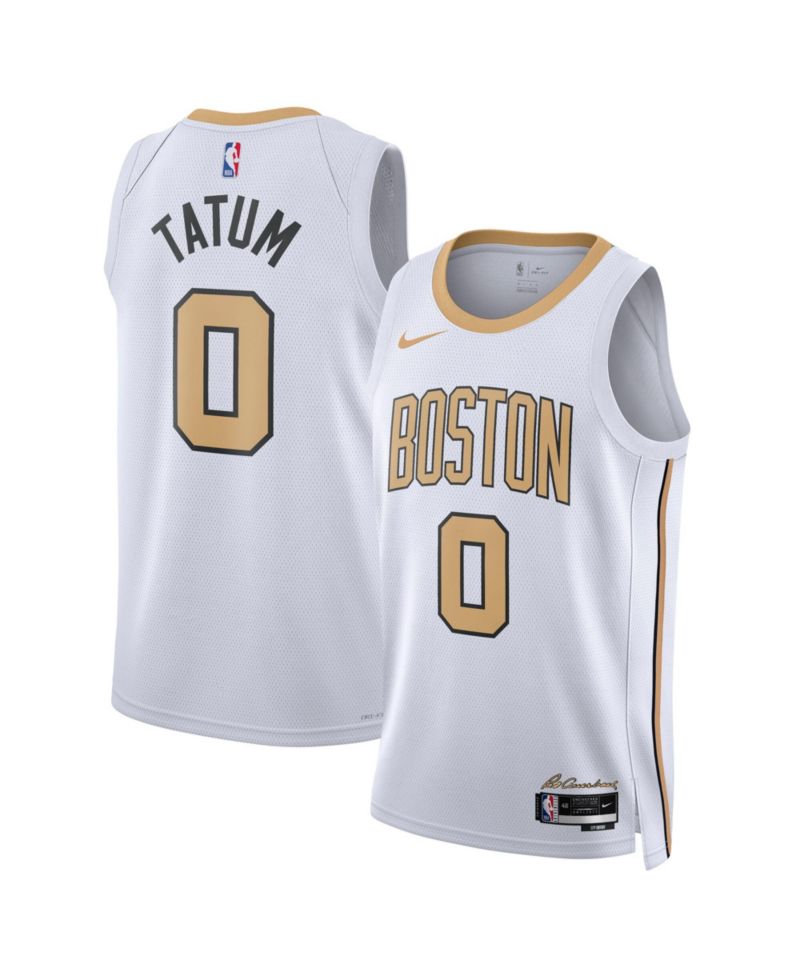 Men's and Women's Jayson Tatum White Boston Celtics 2025/26 City Edition Swingman Jersey