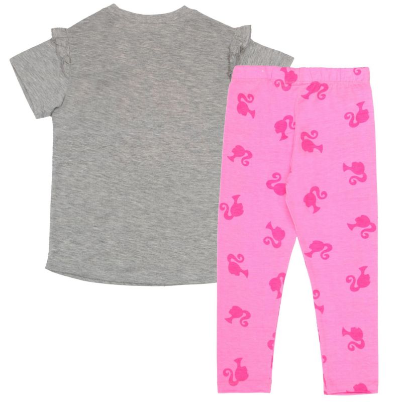 Little Girls 4- 16 Casual Shirt 2 Piece and Legging Outfit Set