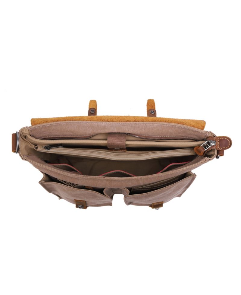 Hudson Canvas Messenger Bag