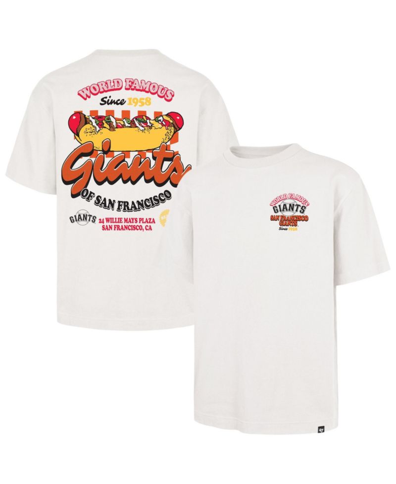 Men's '47 Cream San Francisco Giants Glizzy T-Shirt