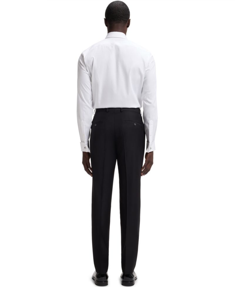 Men's Wrinkle-Free Cotton Poplin Regular-Fit Dress Shirt