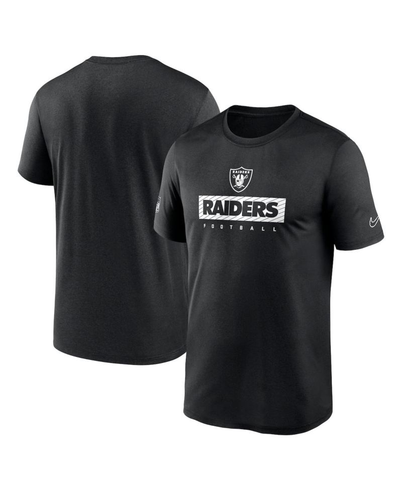 Men's Black Las Vegas Raiders Sideline Legend Performance T-Shirt
