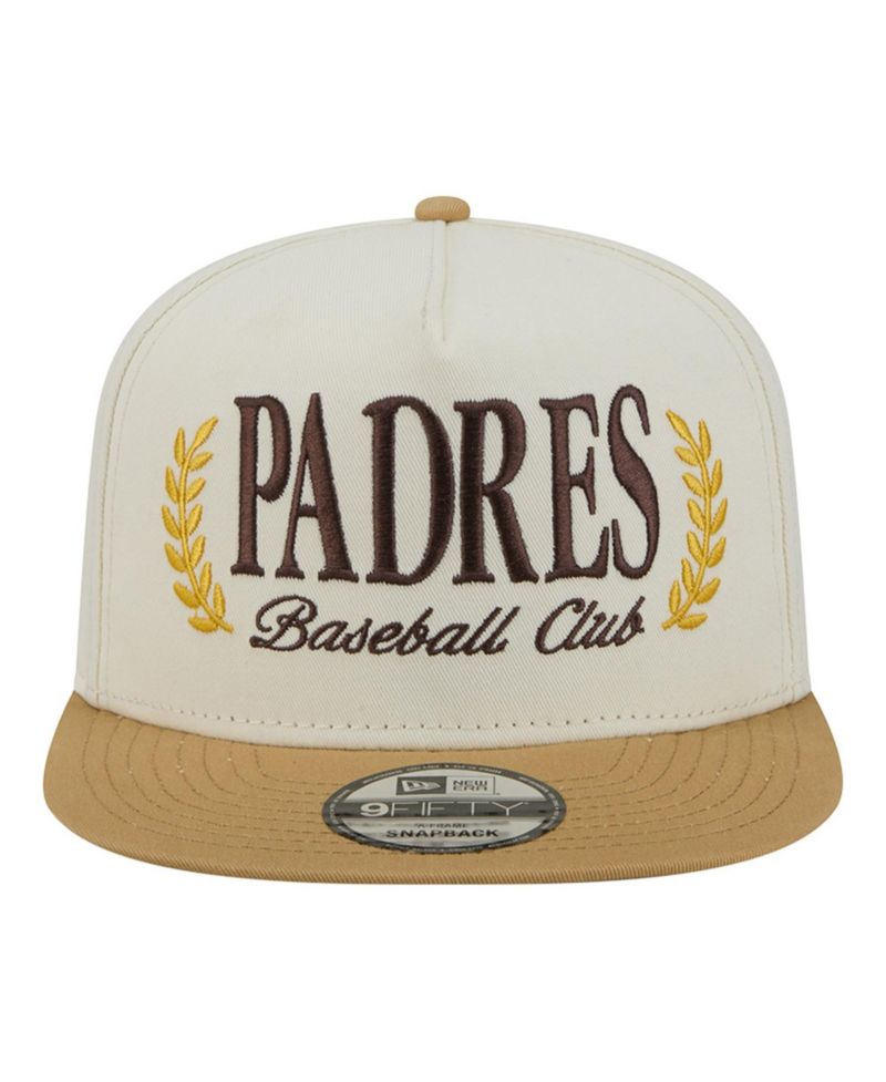 Men's Cream San Diego Padres Club 9FIFTY A-Frame Snapback Hat