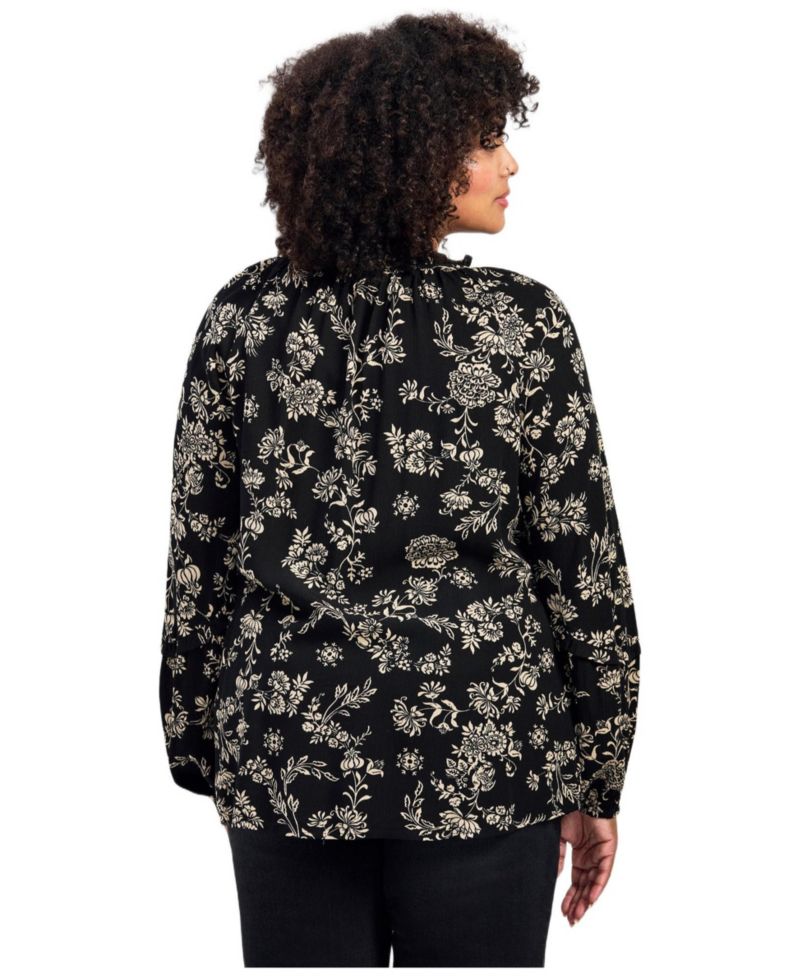 Women's Plus Size Bianca Peasant Blouse