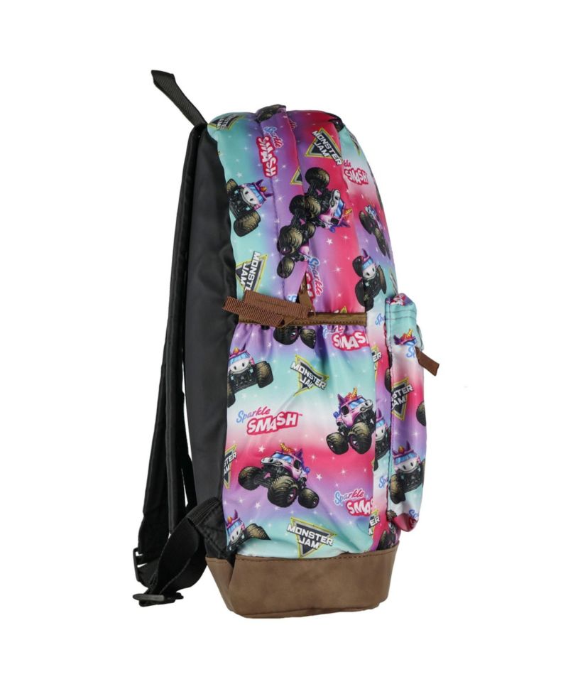 Backpack Sparkle Smash All Over Design 16 Inch Book Bag School