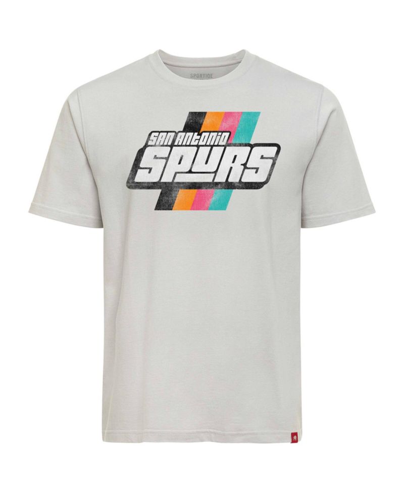 Men's and Women's Silver San Antonio Spurs Duke Alva T-Shirt