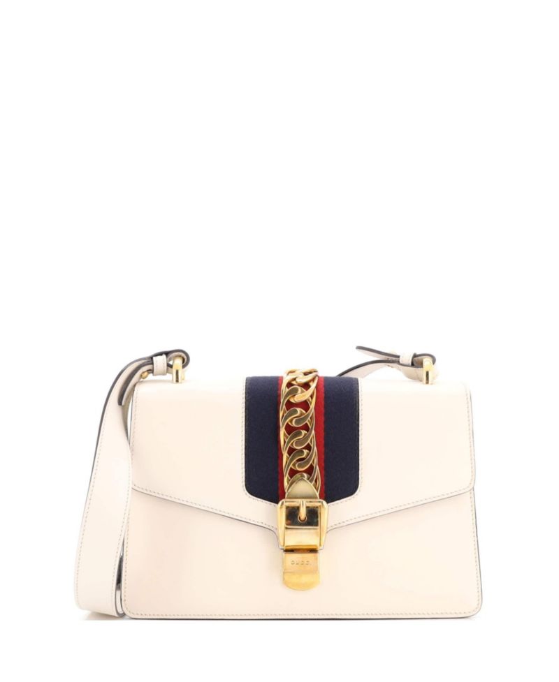 Small Sylvie Shoulder Bag Leather