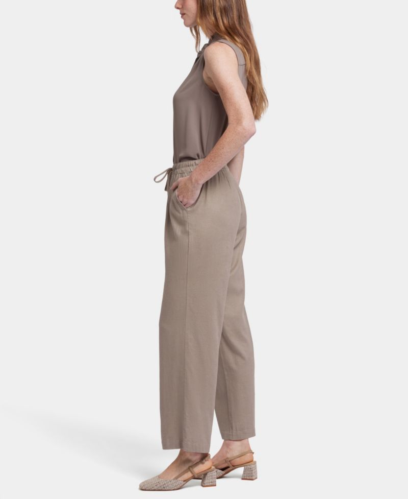 Petite Relaxed Drawstring Pull-On Pants