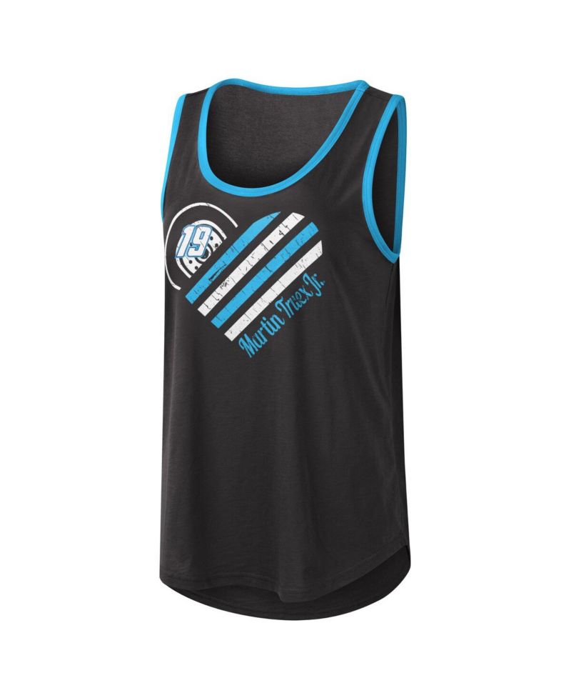 Women's Black Martin Truex Jr A Game Scoop Neck Tank Top