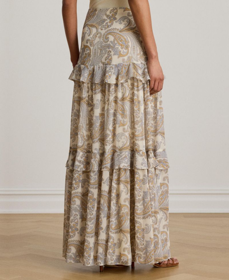 Women's Tiered A-Line Maxi Skirt