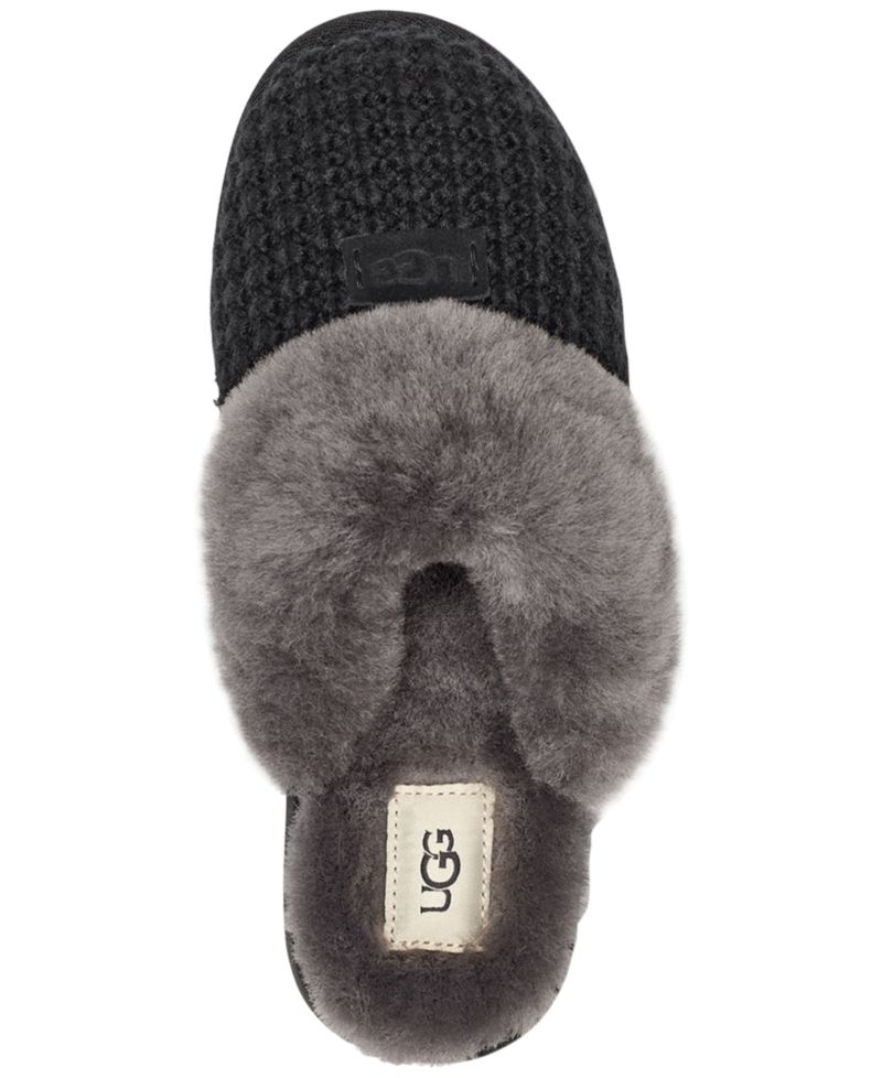 Women's Cozy Faux-Shearling Round Toe Slippers