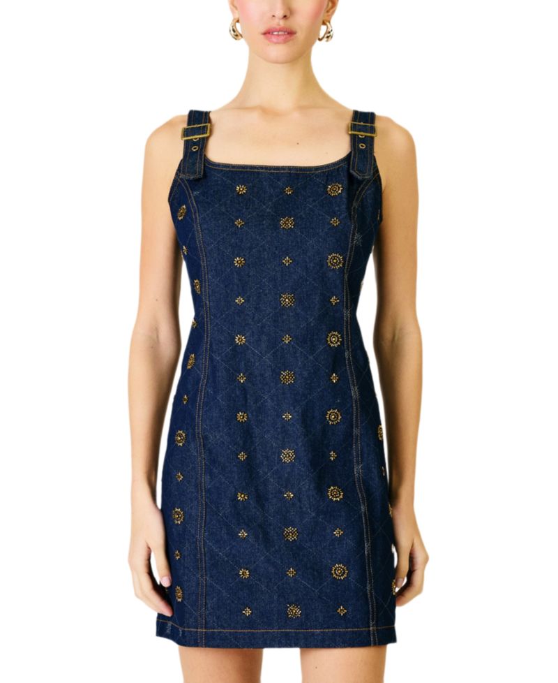 Women's Attina Square Neck A-Line Mini Dress