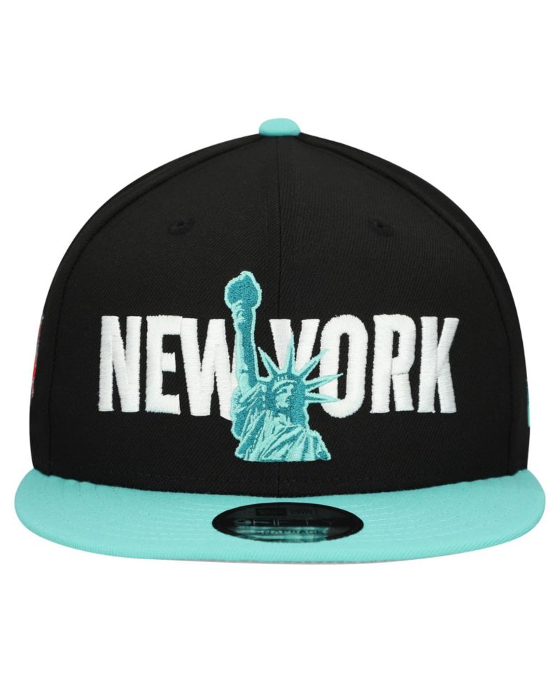 Men's Black New York Red Bulls 9FIFTY Snapback Hat