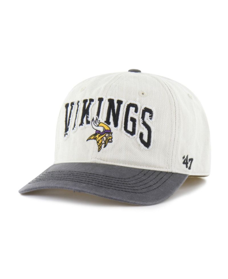 Men's '47 Natural Minnesota Vikings Groton Franchise Fitted Hat