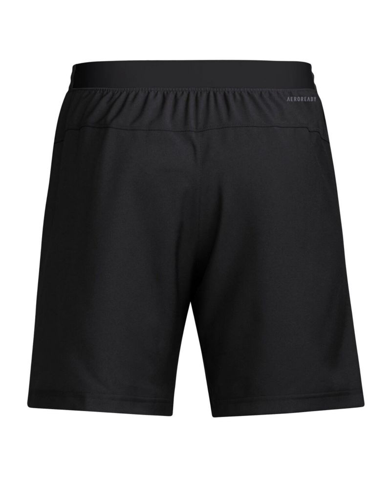 Men's Black Kansas Jayhawks Program Woven Training Shorts