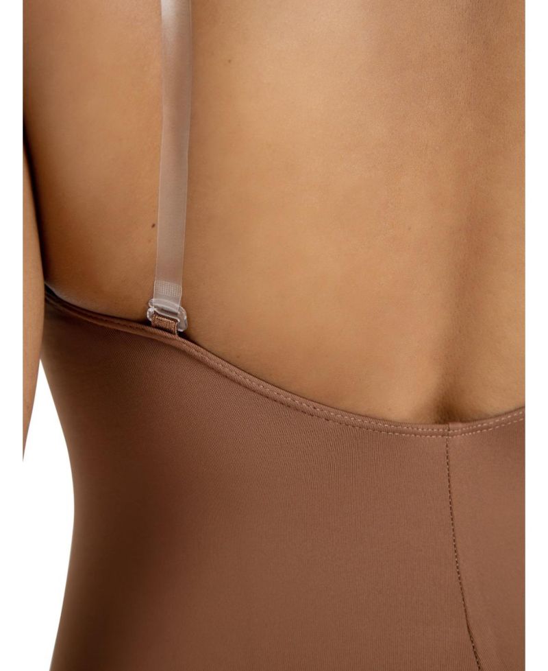 Women's Camisole Leotard w/ Clear Transition Straps