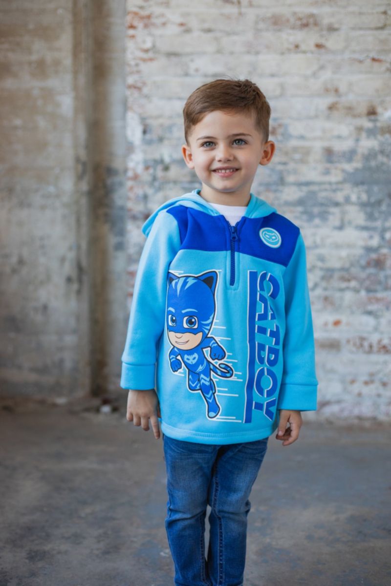 Boys Fleece Half Zip Hoodie