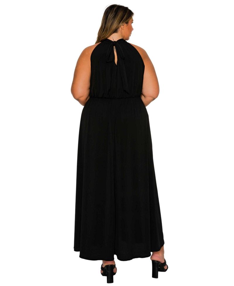 Plus Size Cassia Halter Neck Dress
