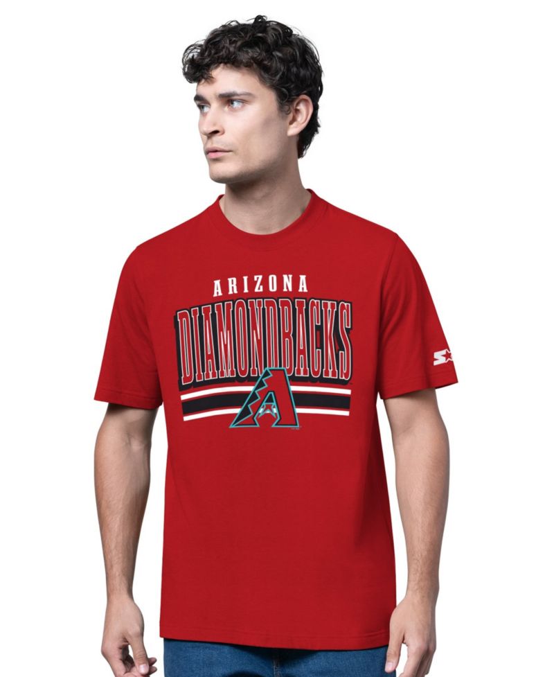 Men's Heather Gray/Red Arizona Diamondbacks Two-Pack Long Sleeve & Short Sleeve T-Shirt Set
