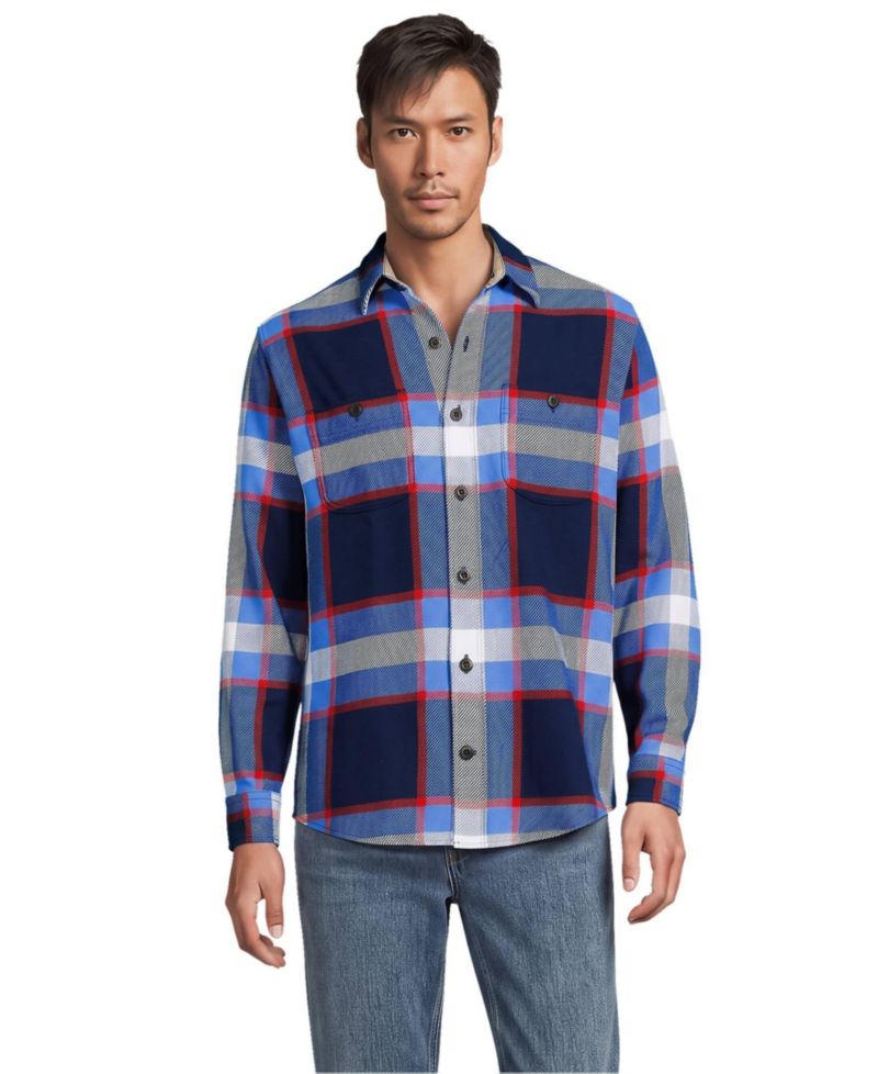 Men's Long Sleeve Authentic Flannel Shirt