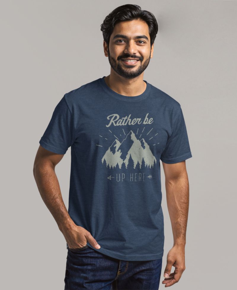 Men's Rather Be Short -Sleeve Crew T-Shirt