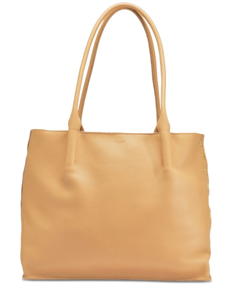 Oliver Medium Leather Zip-Top Tote Bag