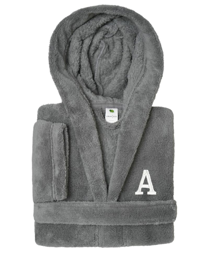 Bookman Personalized Kids Super Plush Hooded Bathrobe