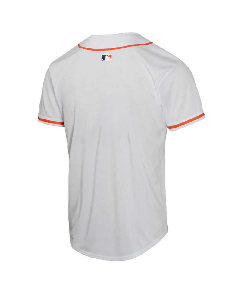 Big Boys and Girls White Houston Astros Home Game Jersey