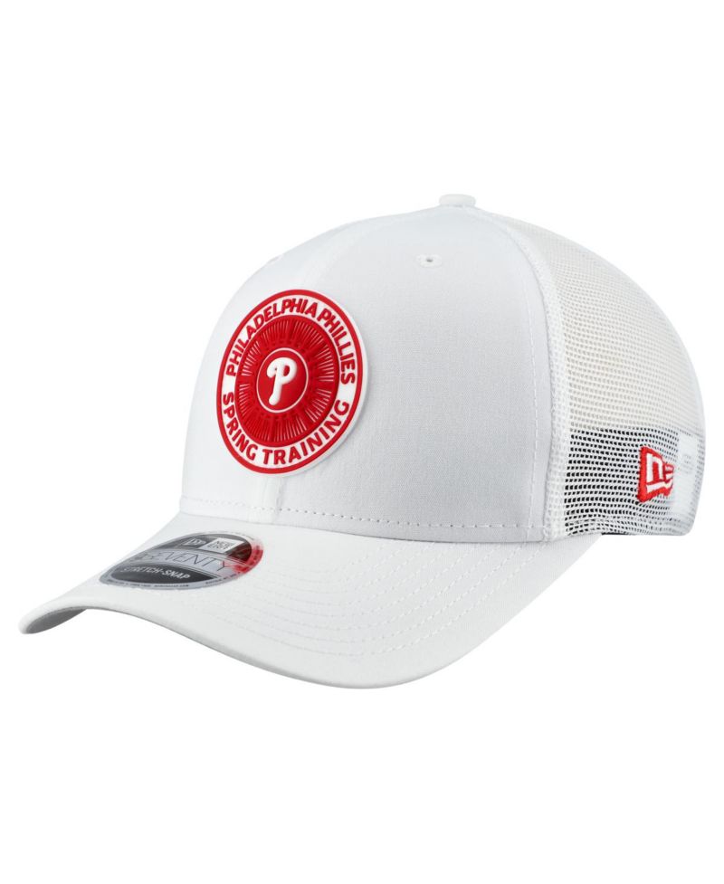 Men's White Philadelphia Phillies 2026 Spring Training Fan Pack 9SEVENTY Adjustable Trucker Hat