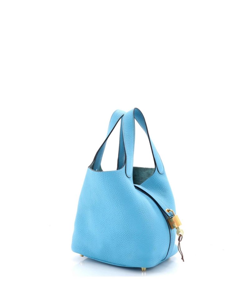 Pre-Owned Hermes PM Picotin Lock Bag Clemence