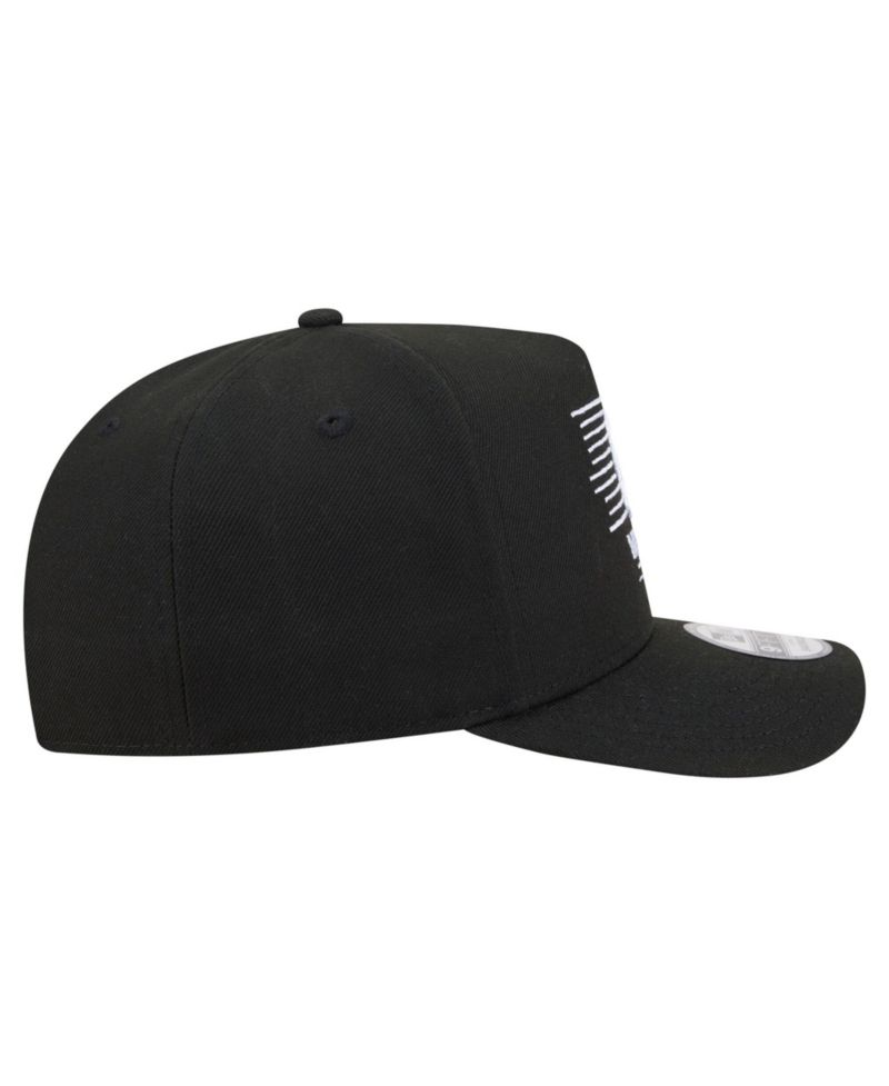 Men's Black New York Mets Motion A-Frame 9FIFTY Snapback Hat