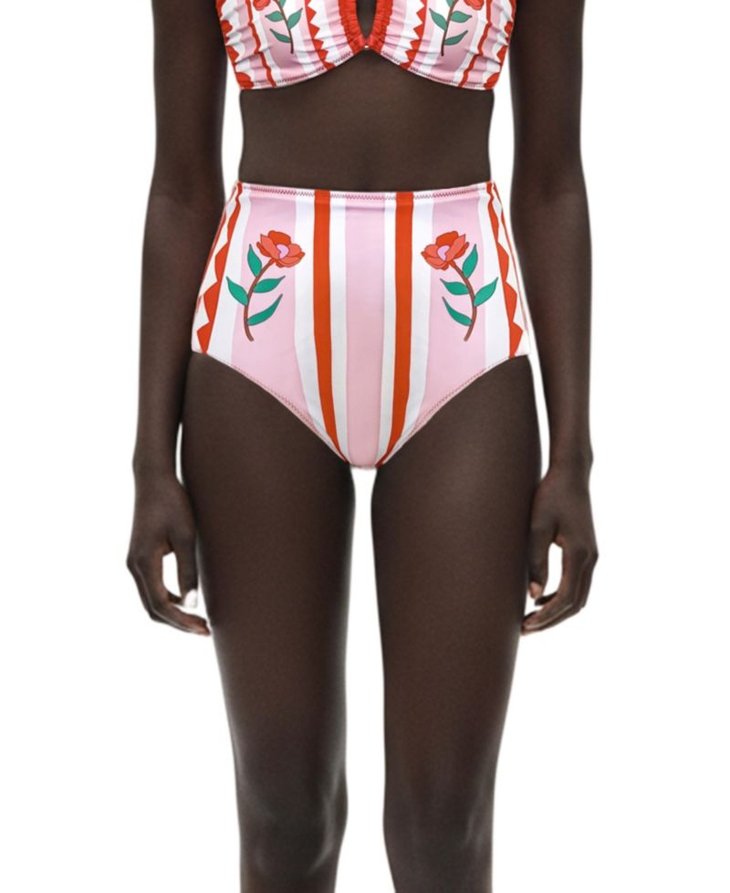 Women's Jungle Rose Reversible Bikini Bottom