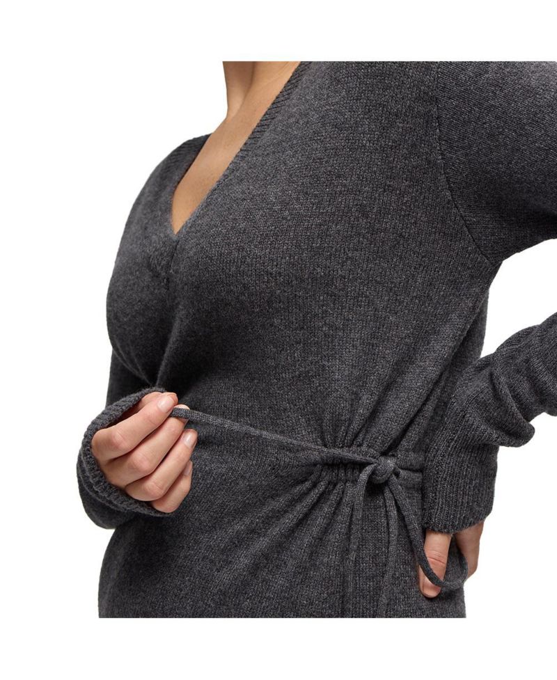 Women's Ingrid + Isabel Cozy V Neck Midi Sweater Dress