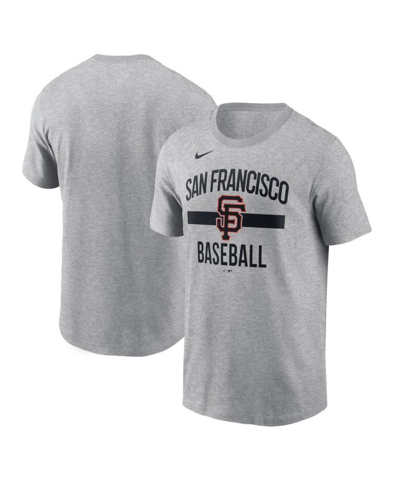Men's Heather Gray San Francisco Giants Arched T-Shirt