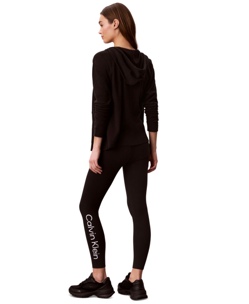 Women's High-Rise Cotton Logo Leggings