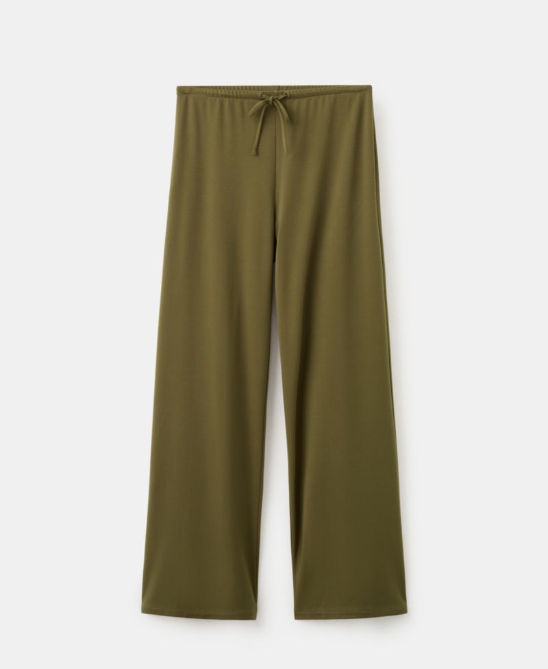 Women's Elastic Waist Straight-Fit Pants