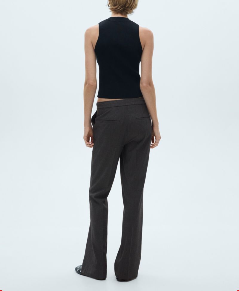 Women's Flared Suit Trousers