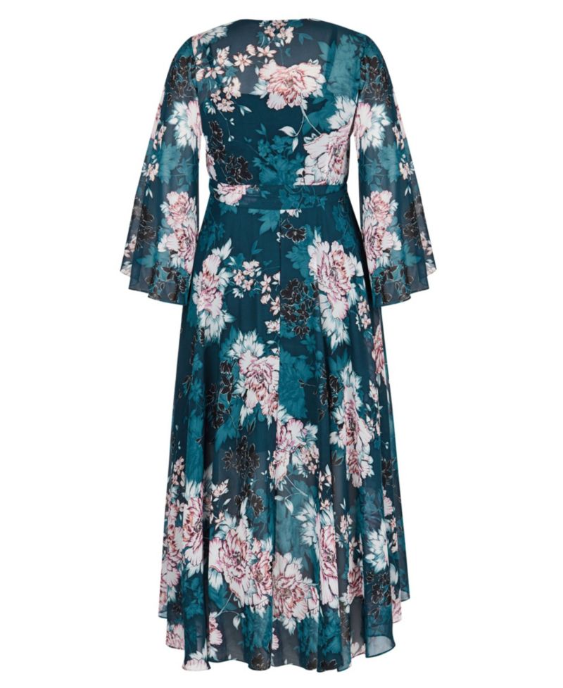 Women's Jade Blossom Maxi Dress