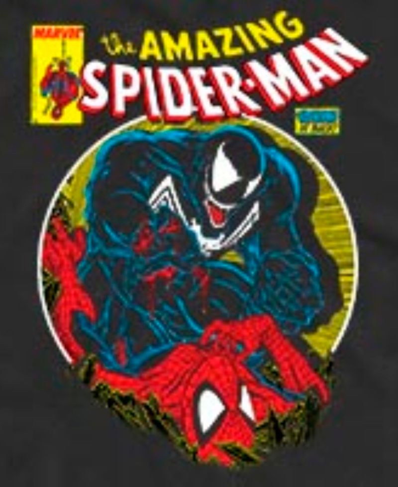 Men's Marvel the Amazing Spider-Man Venom is Back Retro Comic Graphic Tank Top