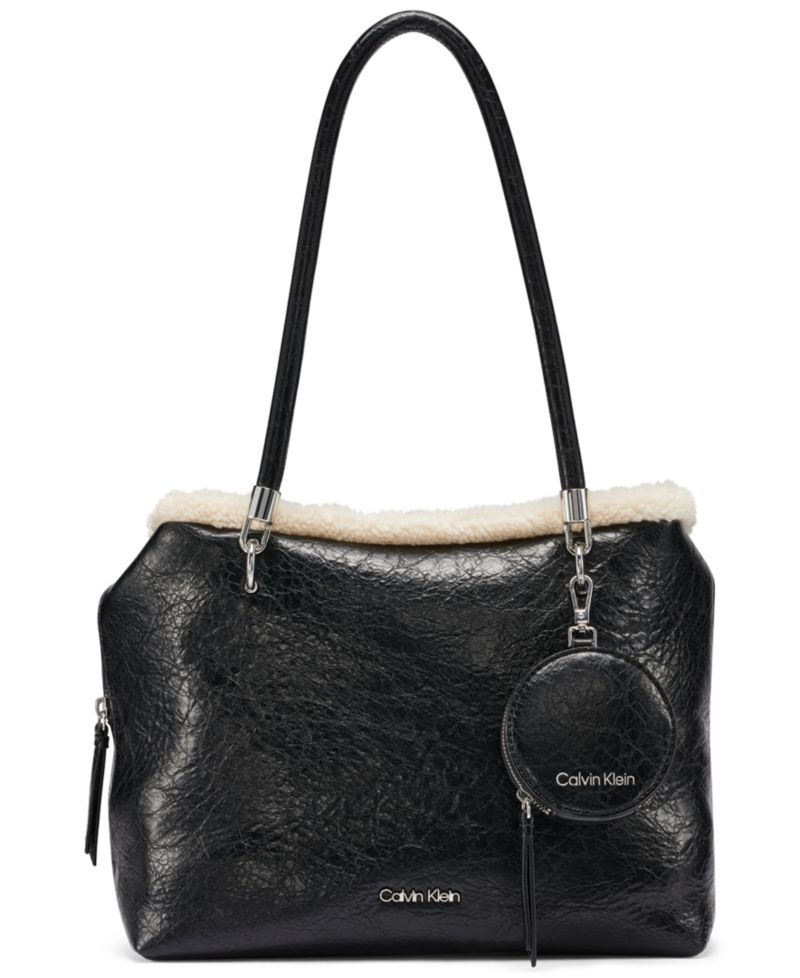 Waverly Mini Sherpa Tote Handbag