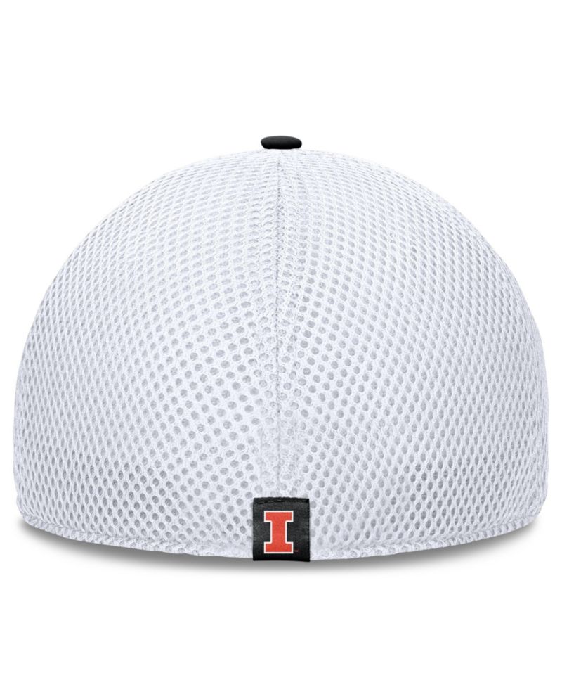Men's Black Illinois Fighting Illini 5-Panel Matter Flex Hat